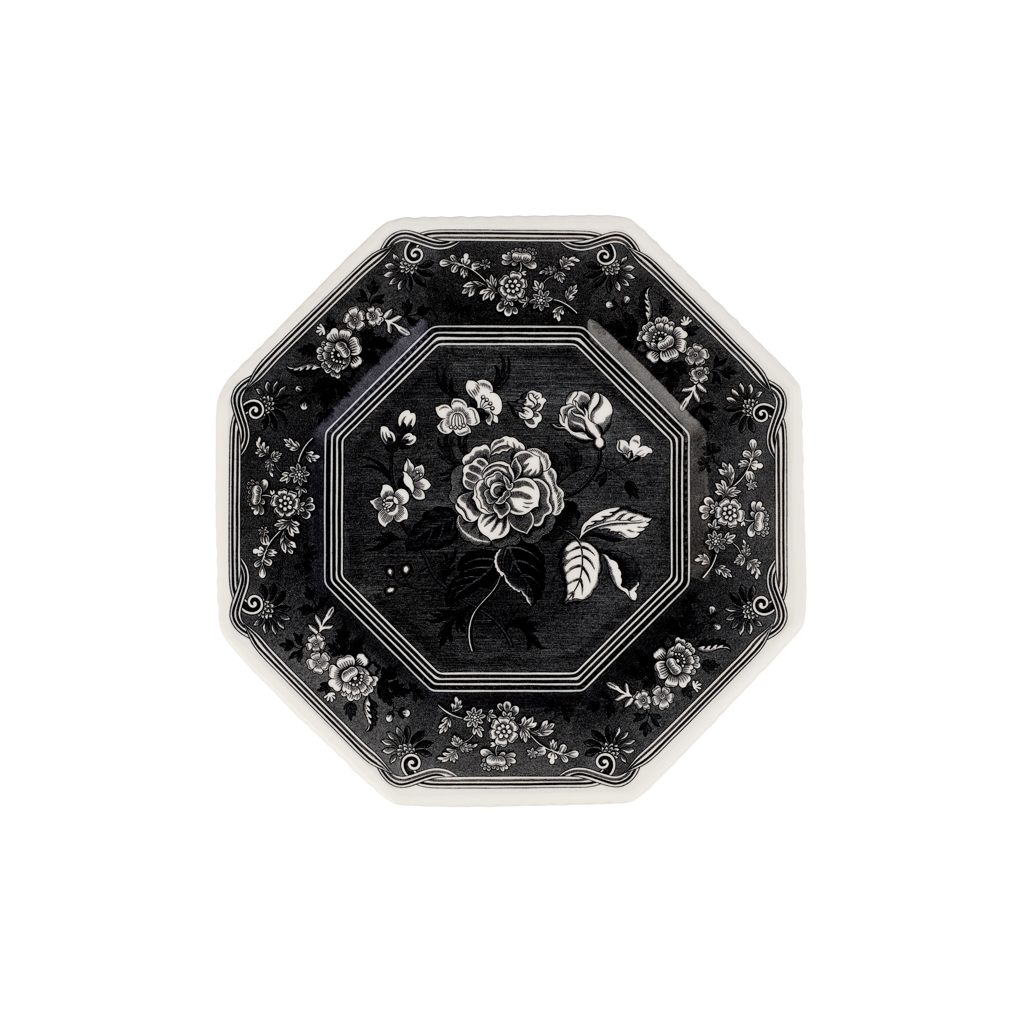 Heritage Octagonal Plate 9.5 Inch (Botanical) image number null